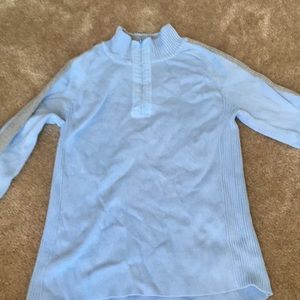 Blue turtle neck sweater